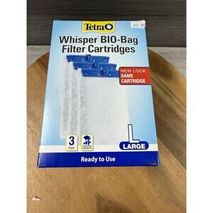 Tetra Whisper Bio-Bag Cartridge Large 3 Pack Ready To Use NIB